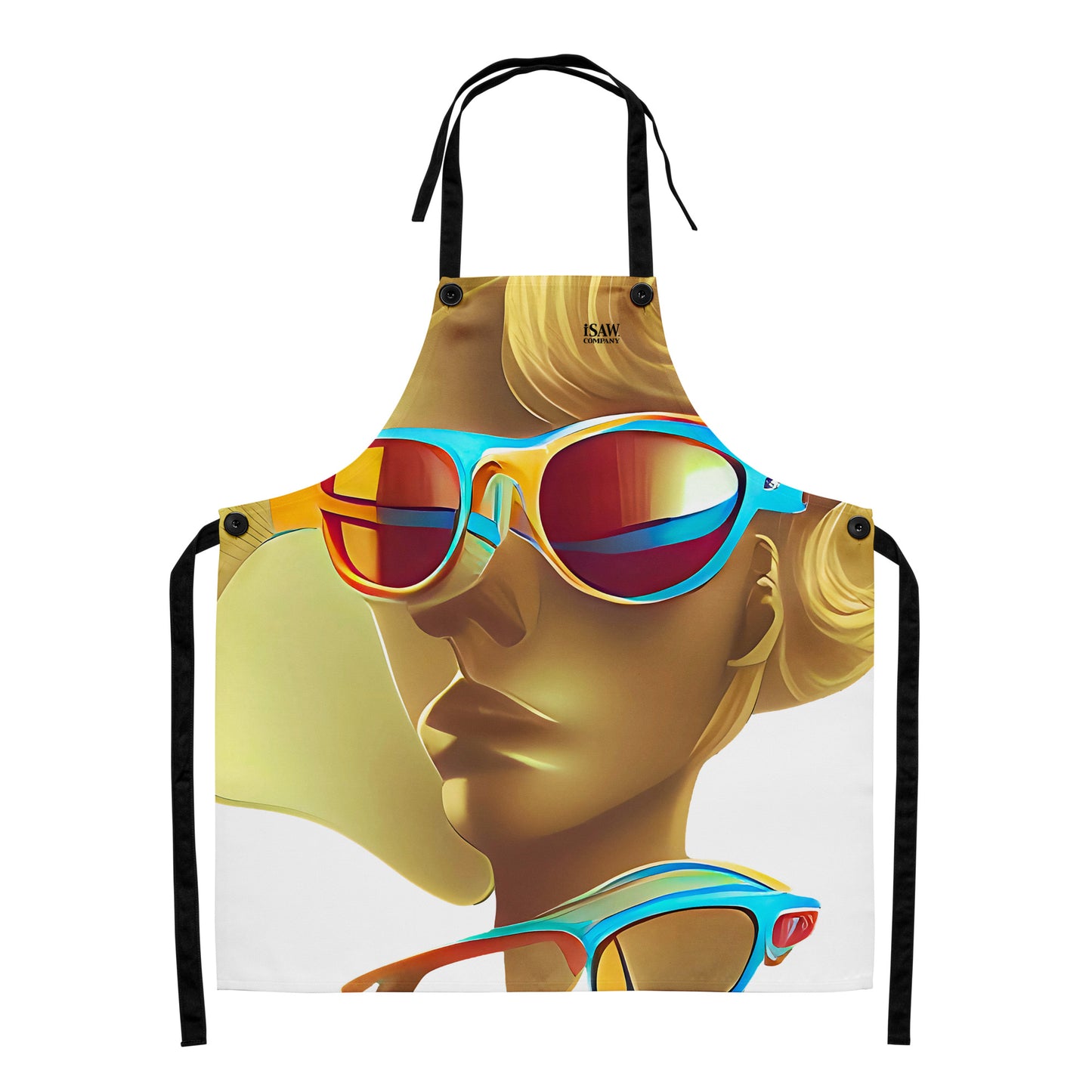 Retro Cool White - Apron - iSAW Company
