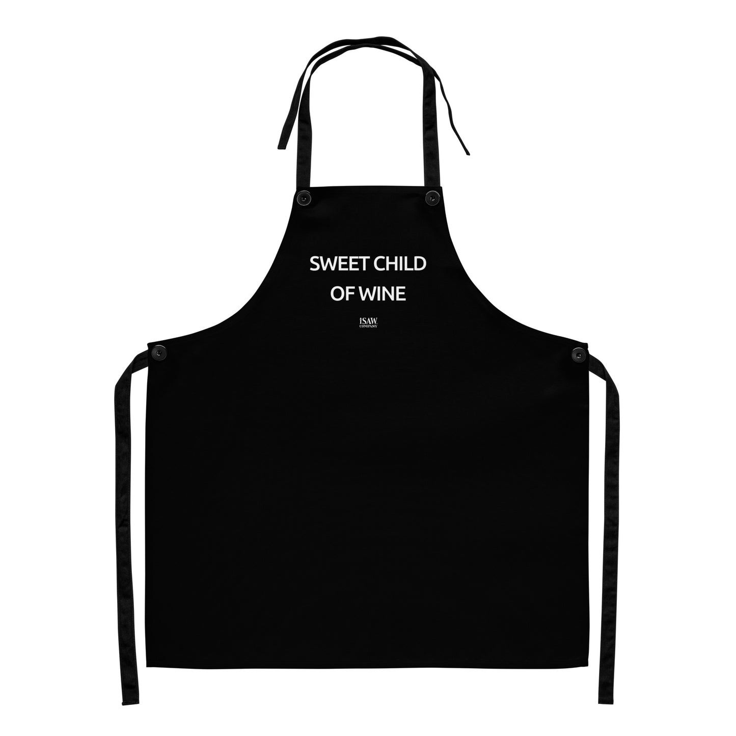 Sweet Child Of Wine - Black Apron - iSAW Company