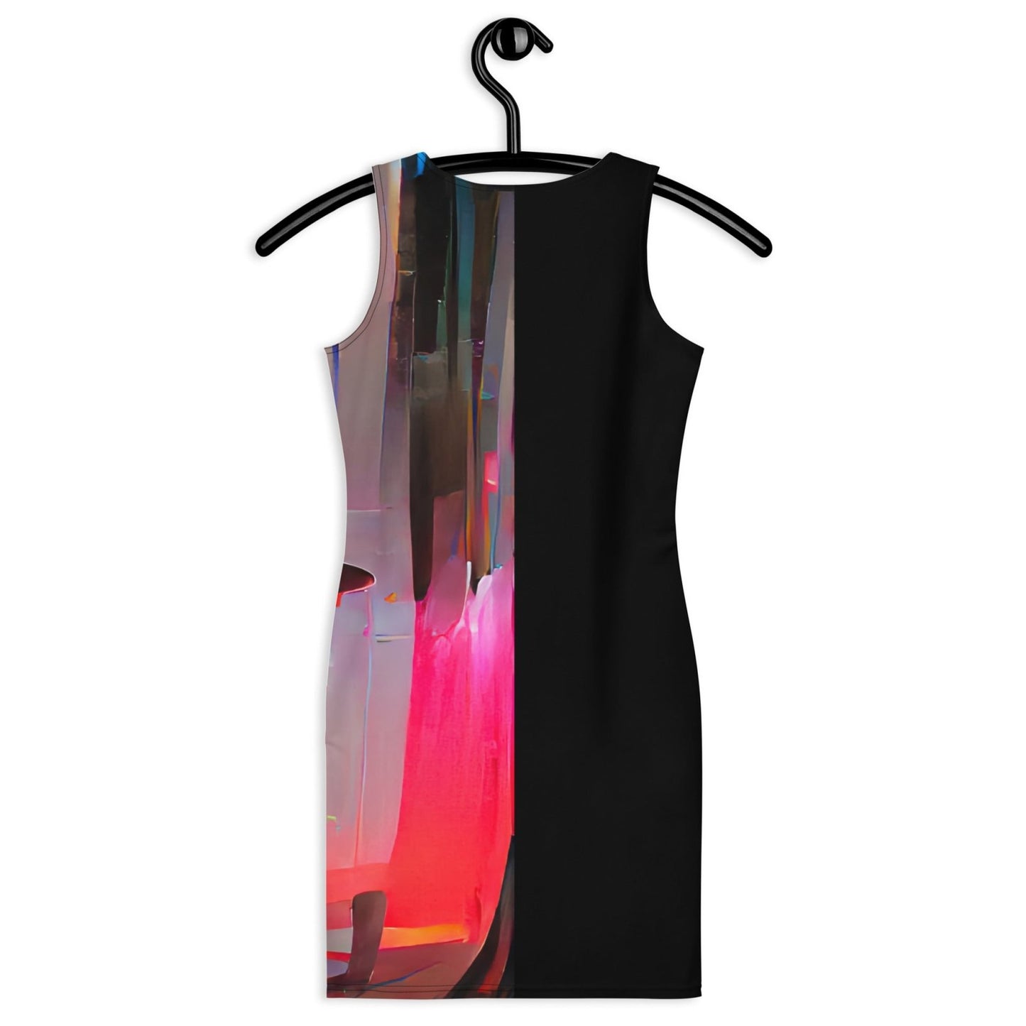 Half Black Half Báijiǔ - Womens Bodycon Dress - iSAW Company