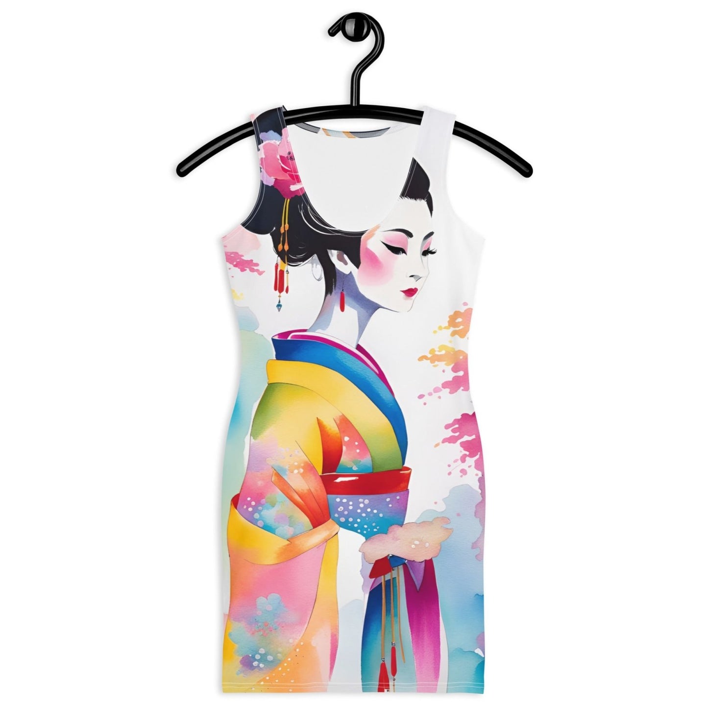 Geisha Girl - Womens Bodycon Dress - iSAW Company