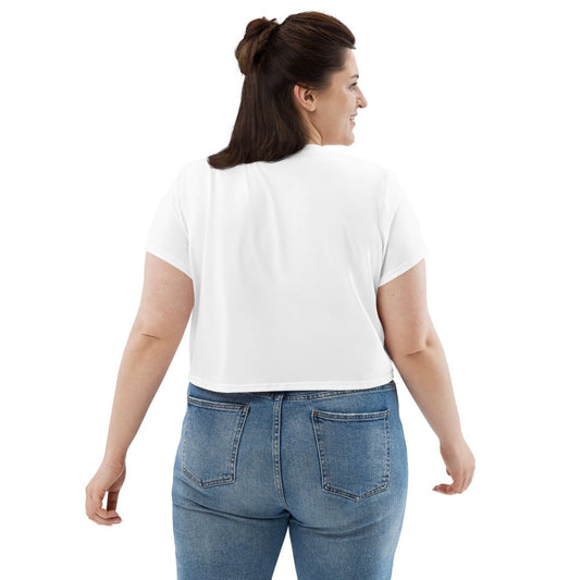 iSAW Womens White Crop Tee - iSAW Company