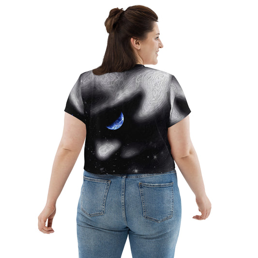 In The Quiet of Your Mind - Womens Crop Tee - iSAW Company