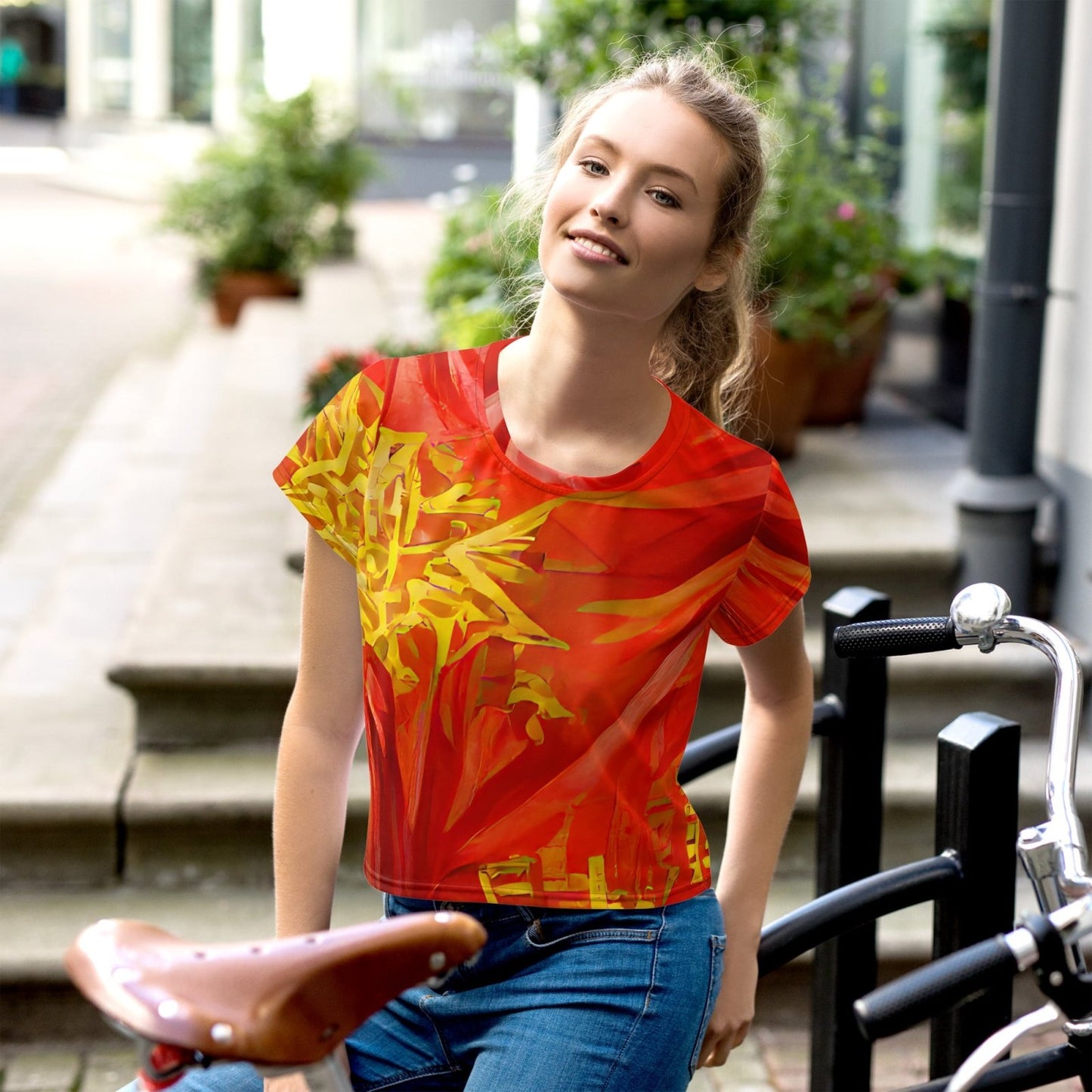 Qízhì - Womens Crop Tee - iSAW Company