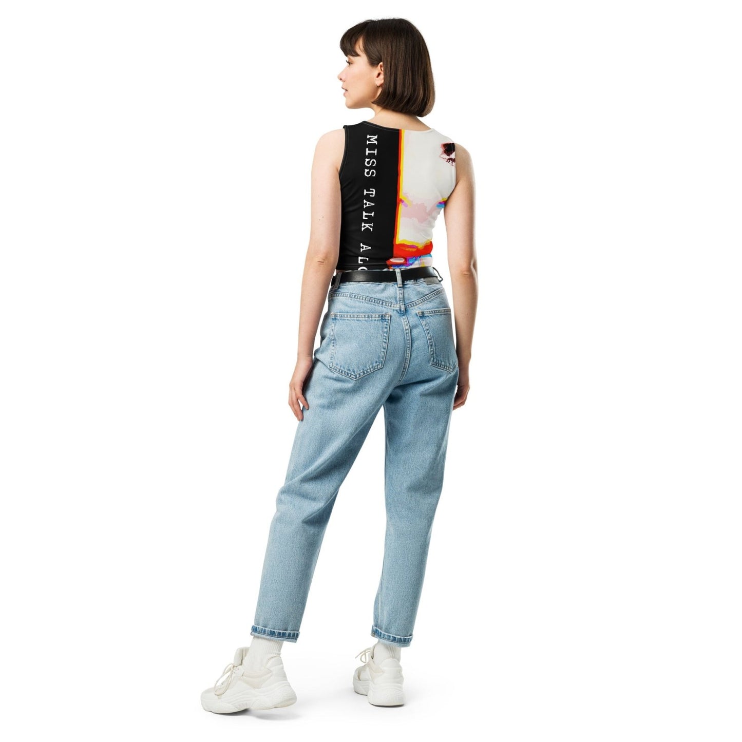 Miss Talk A Lot - Womens Crop Top - iSAW Company