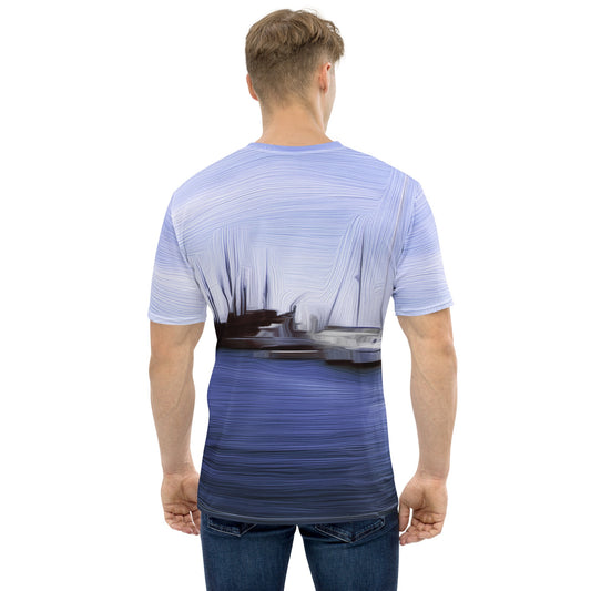 The Sleeping Yachts (at Afternoon) - Mens T-Shirt iSAW Company