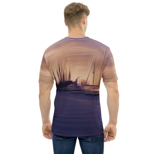 The Sleeping Yachts (at Sunset) - Mens T-Shirt - iSAW Company
