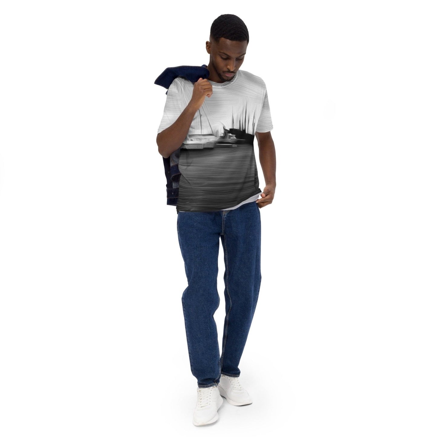 The Sleeping Yachts (at Night) - Mens T-Shirt - iSAW Company