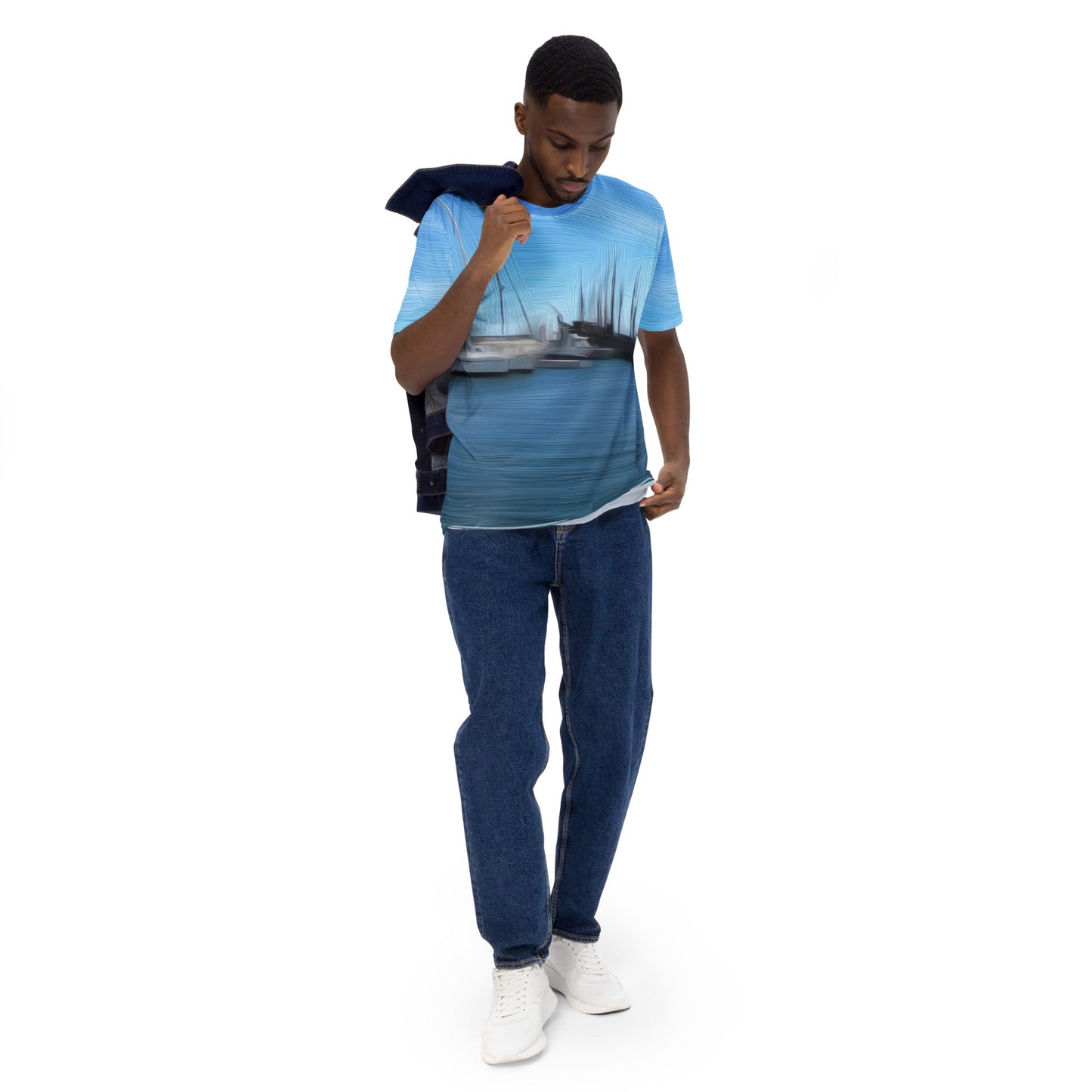 The Sleeping Yachts (at Morning) - Mens T-Shirt - iSAW Company