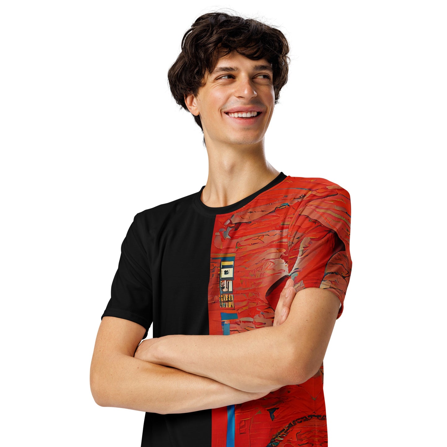 Half Black Half Hónghǎi - Mens T-Shirt - iSAW Company