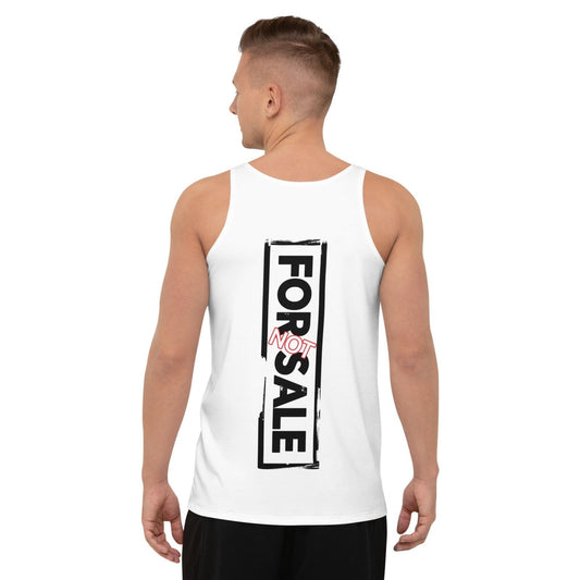 Not For Sale Black Stamp - Mens Tank Top - iSAW Company