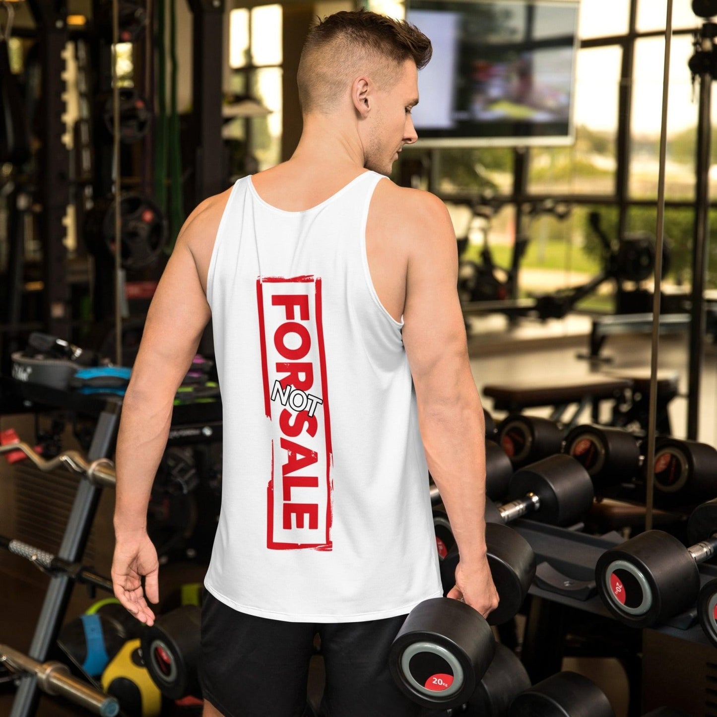 Not For Sale Red Stamp - Mens Tank Top - iSAW Company