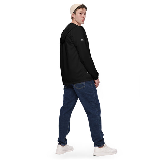iSAW Mens Black Windbreaker - iSAW Company