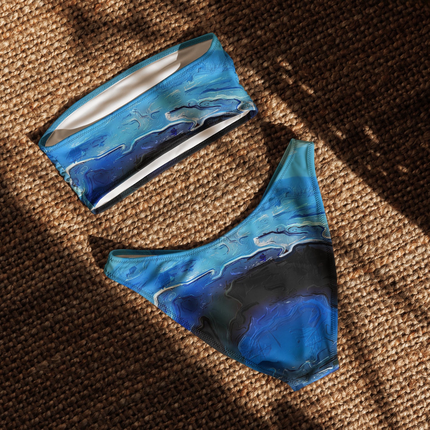 A Drop In The Ocean - Womens Bandeau Bikini - iSAW Company