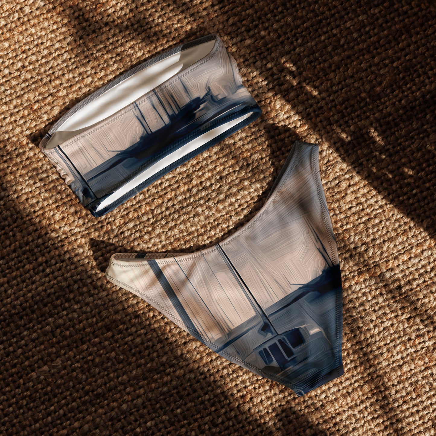 The Sleeping Yachts (at Sunrise) - Womens Bandeau Bikini - iSAW Company