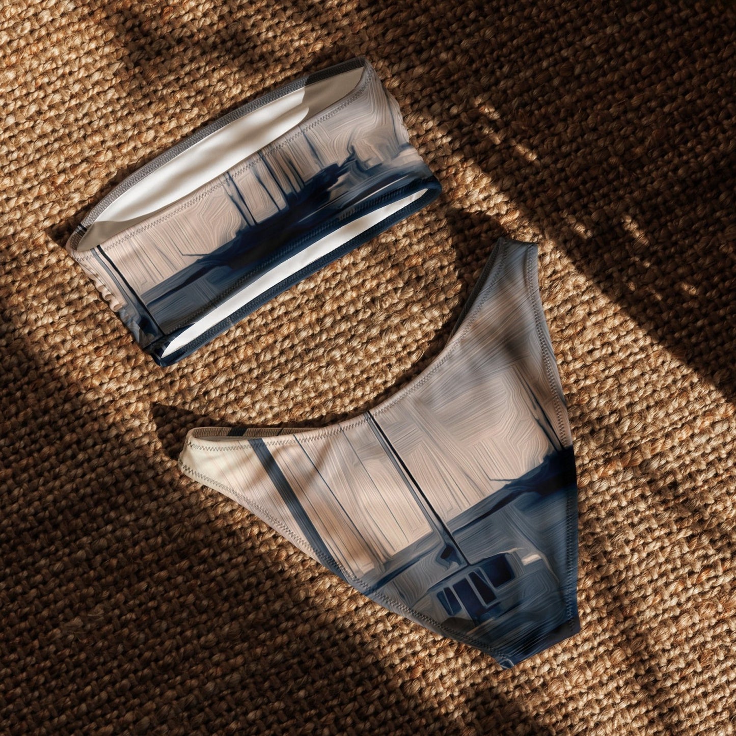 The Sleeping Yachts (at Sunrise) - Womens Bandeau Bikini - iSAW Company