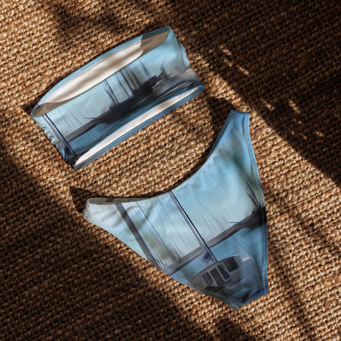 The Sleeping Yachts (at Morning) - Womens Bandeau Bikini - iSAW Company