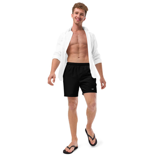 iSAW Mens Black Swim Trunks - iSAW Company