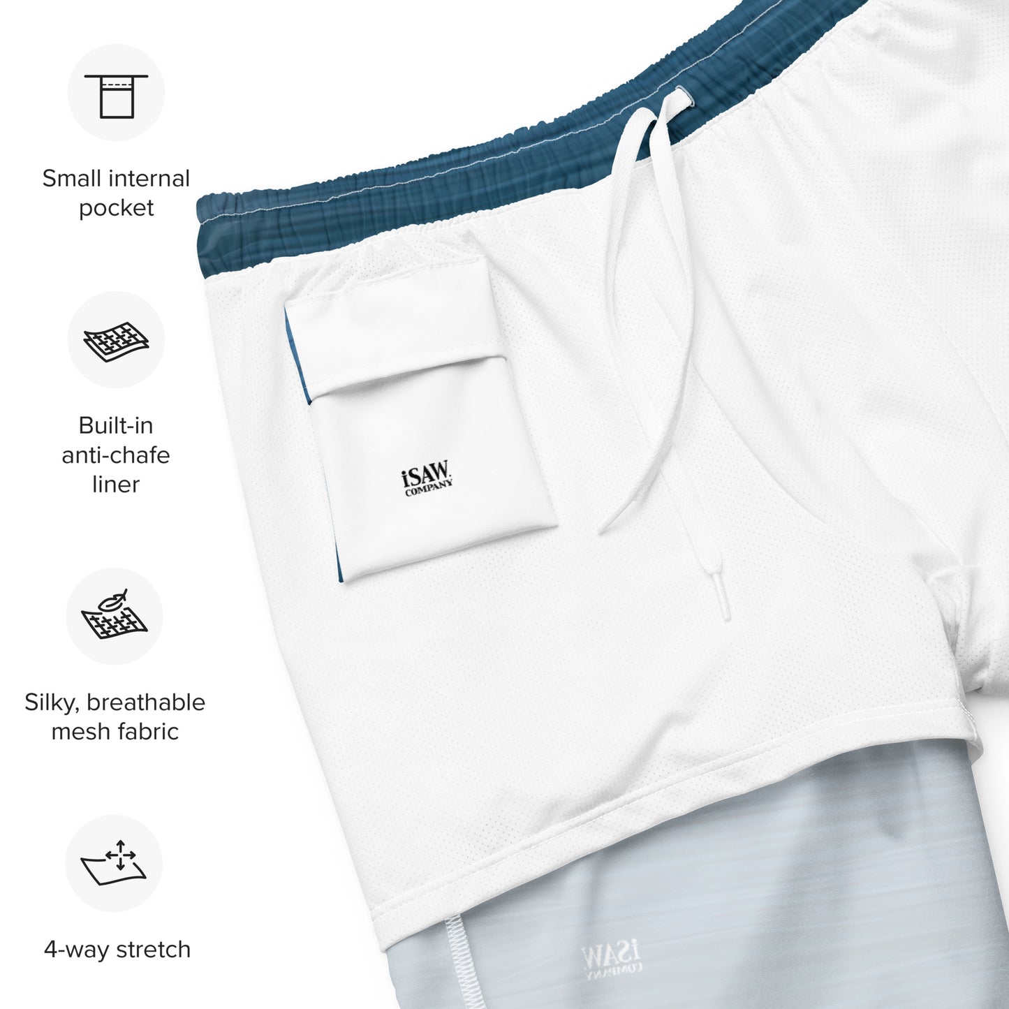 The Sleeping Yachts (at Morning) - Mens Swim Trunks - iSAW Company