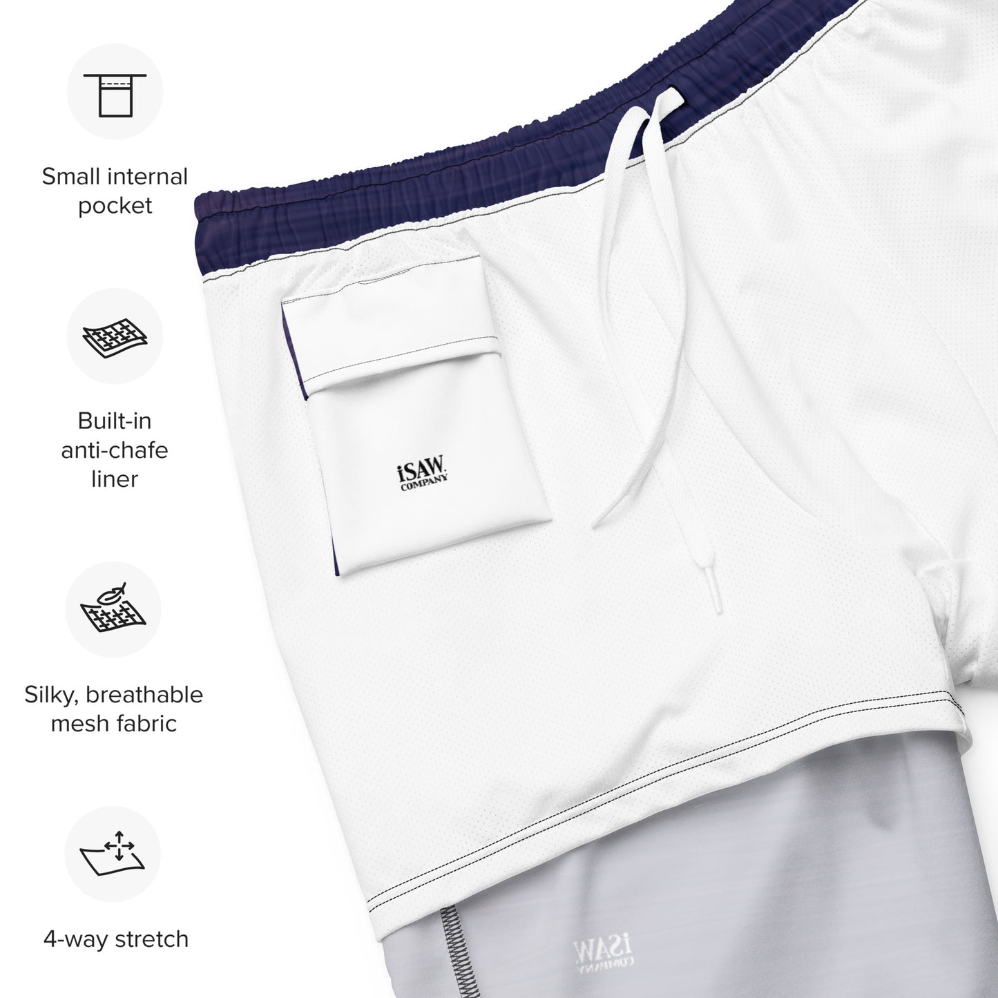 The Sleeping Yachts (at Sunset) - Mens Swim Trunks - iSAW Company