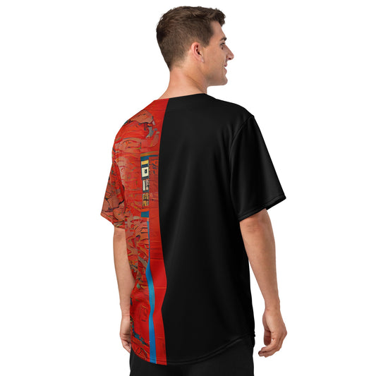 Half Black Half Hónghǎi - Unisex Baseball Jersey - iSAW Company