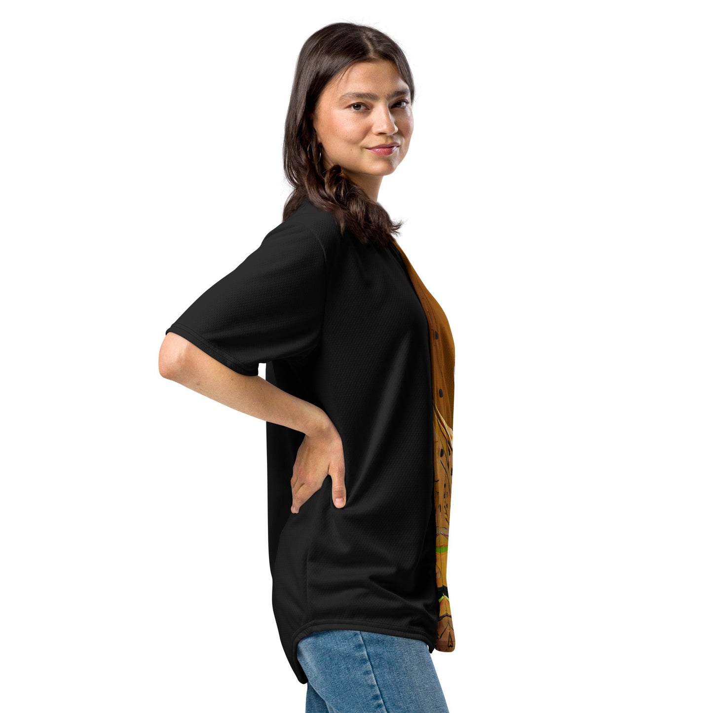 Half Black Half Gāolàng - Unisex Baseball Jersey - iSAW Company