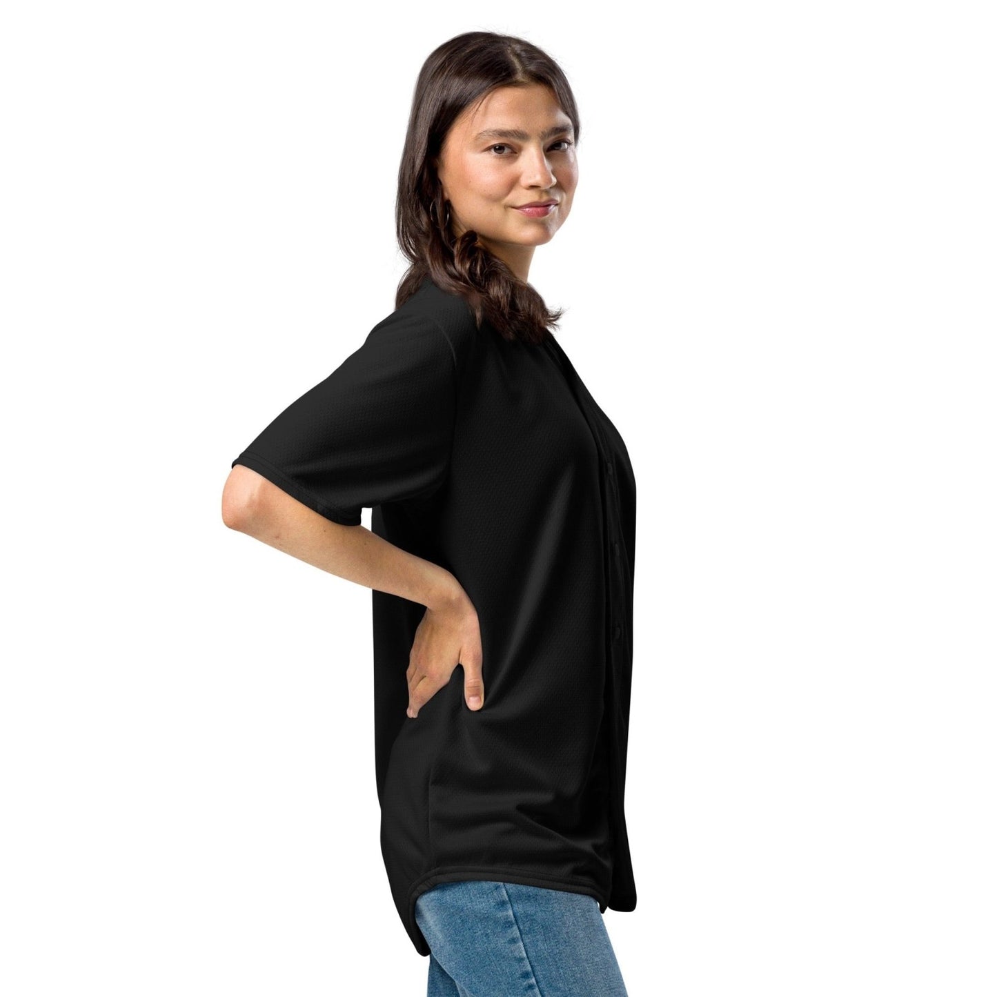 iSAW Unisex Black Baseball Jersey - iSAW Company