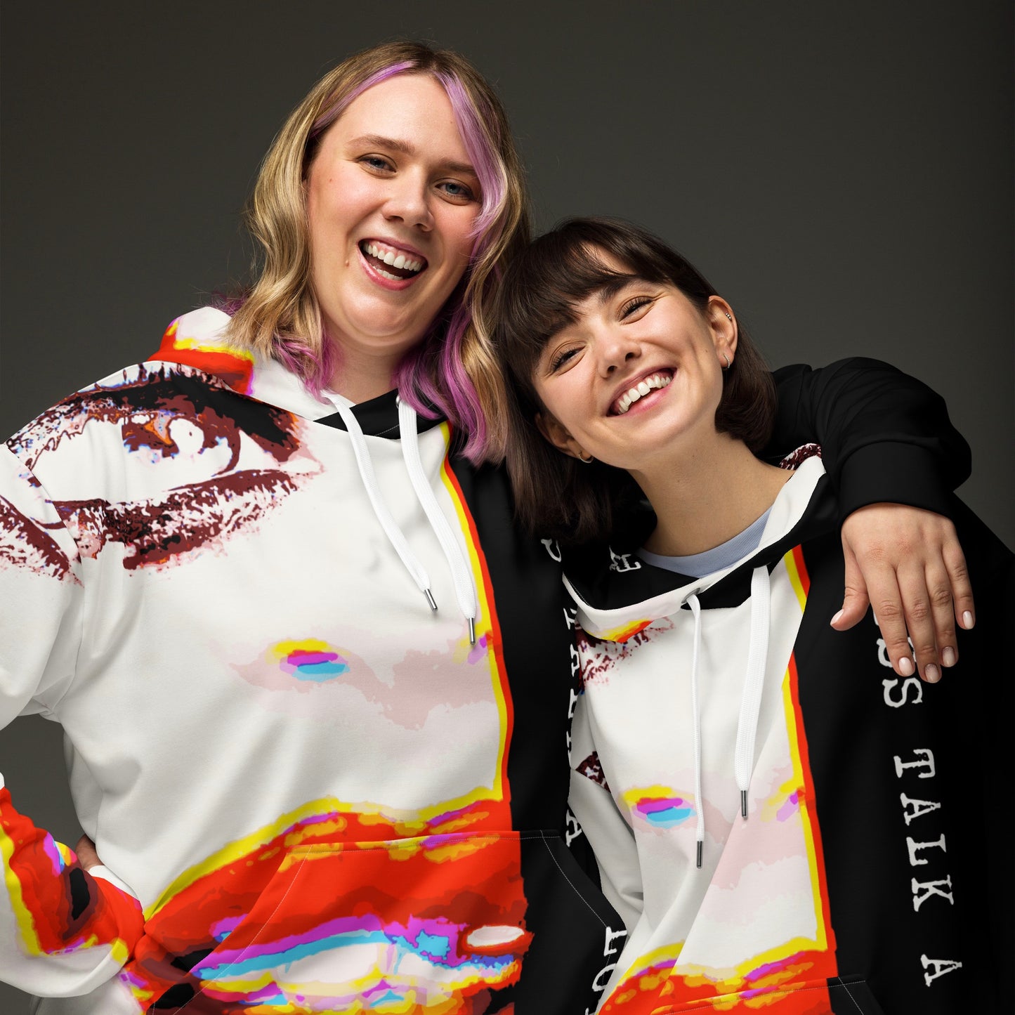 Miss Talk A Lot - Womens Hoodie - iSAW Company