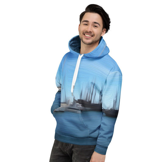 The Sleeping Yachts (at Morning) - Unisex Hoodie - iSAW Company
