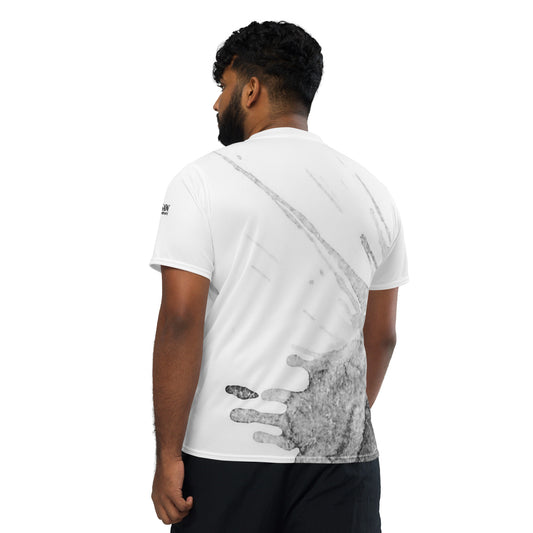 Watercolour Grey Splash - Unisex Sports Jersey - iSAW Company