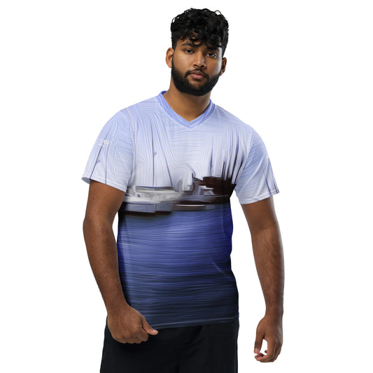 The Sleeping Yachts (at Afternoon) - Unisex Sports Jersey - iSAW Company