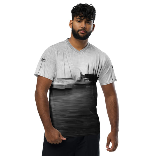 The Sleeping Yachts (at Night) - Unisex Sports Jersey - iSAW Company