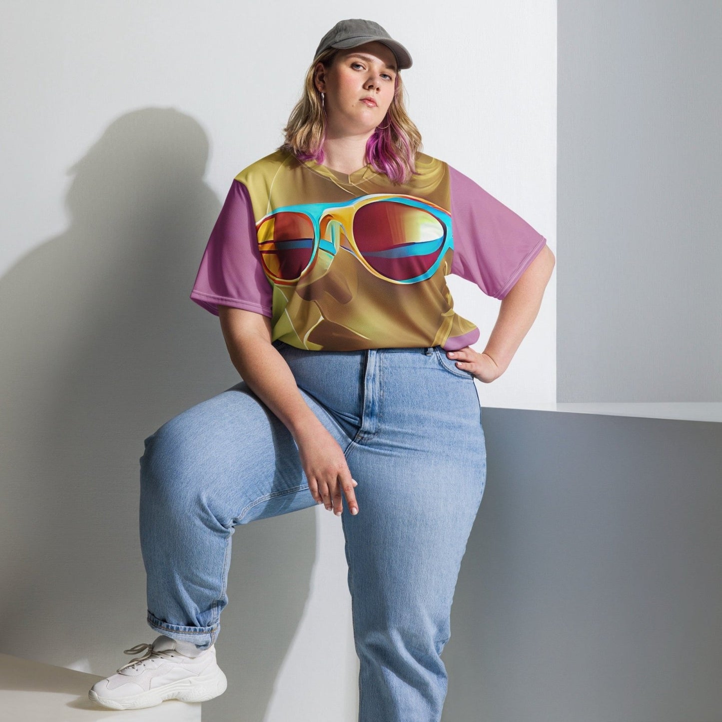 Retro Cool Pink - Womens Sports Jersey - iSAW Company