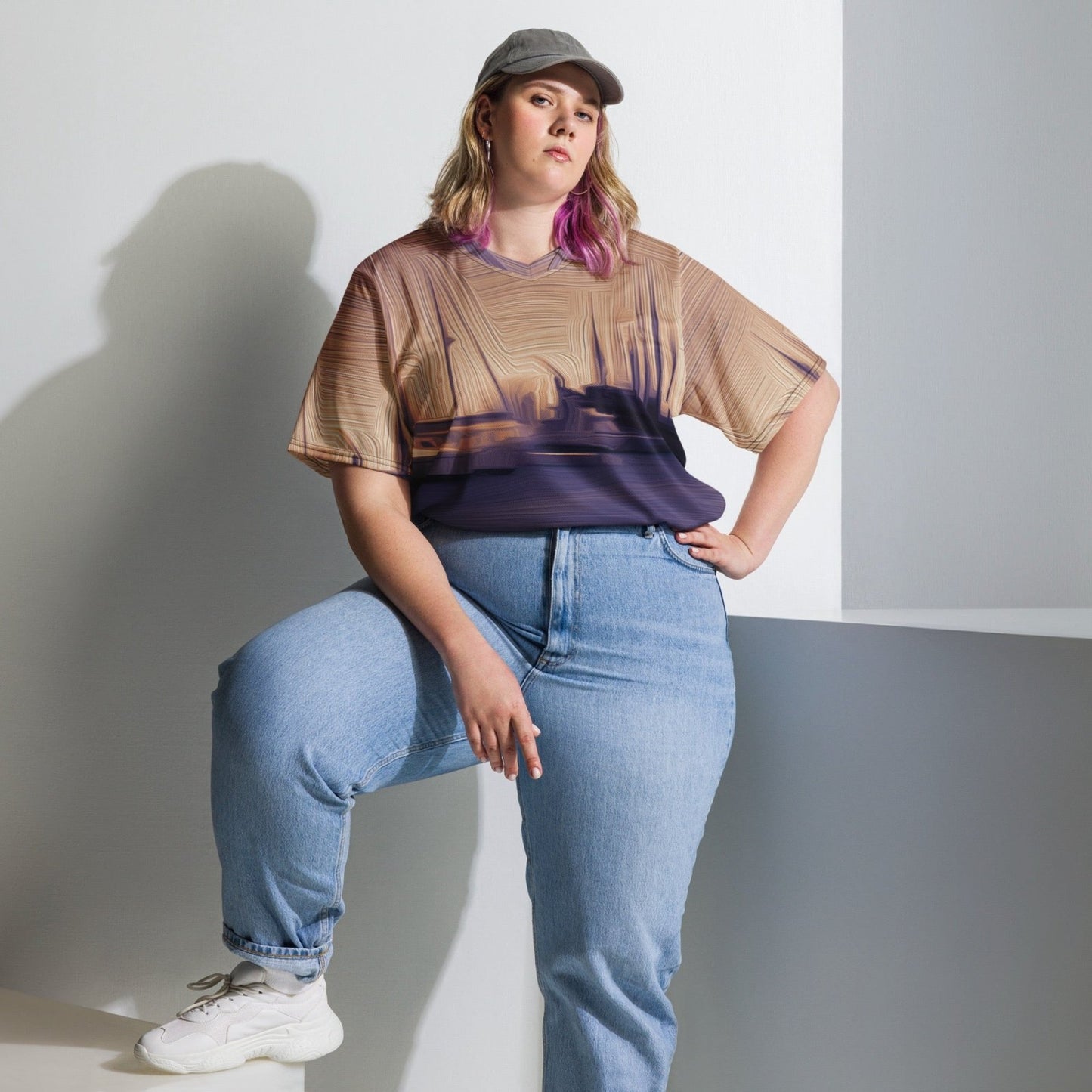 The Sleeping Yachts (at Sunset) - Unisex Sports Jersey - iSAW Company