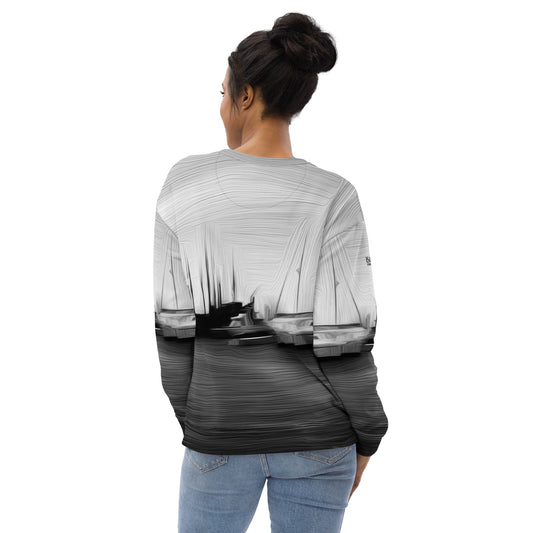 The Sleeping Yachts (at Night) - Unisex Sweatshirt - iSAW Company