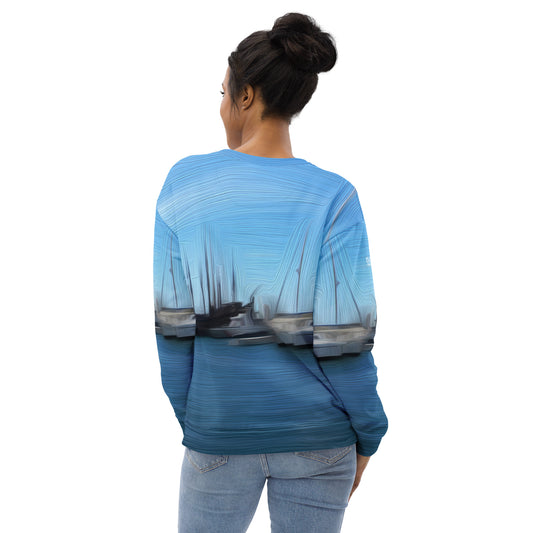 The Sleeping Yachts (at Morning) - Unisex Sweatshirt - iSAW Company