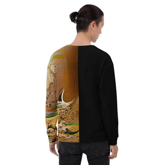 Half Black Half Gāolàng - Unisex Sweatshirt - iSAW Company