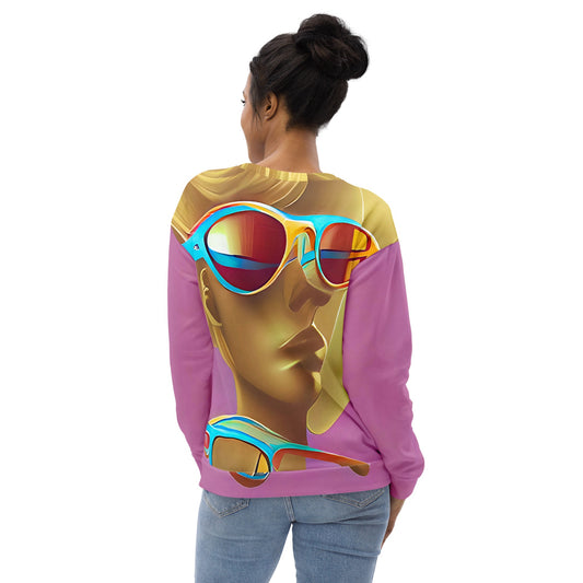 Retro Cool Pink - Womens Sweatshirt - iSAW Company