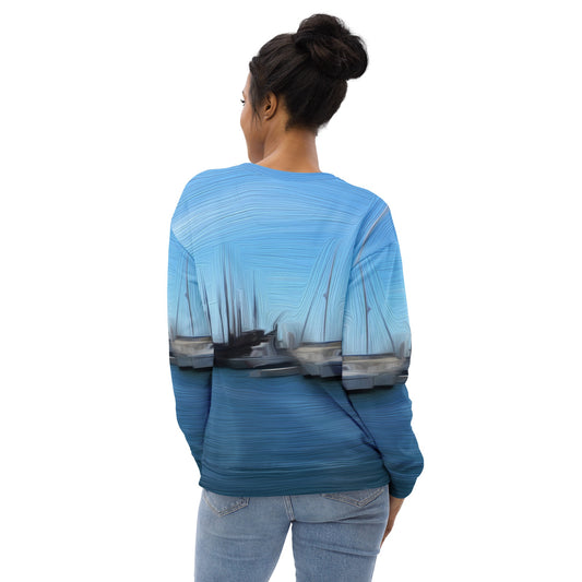 The Sleeping Yachts (at Morning) - Unisex Sweatshirt - iSAW Company