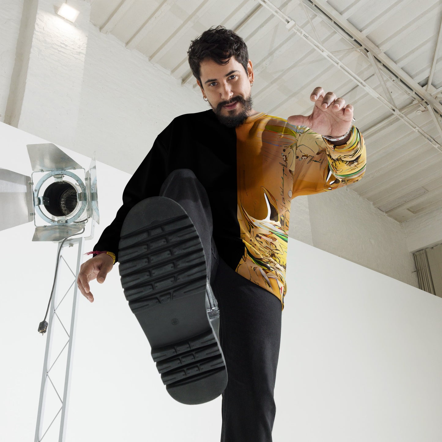 Half Black Half Gāolàng - Unisex Sweatshirt - iSAW Company