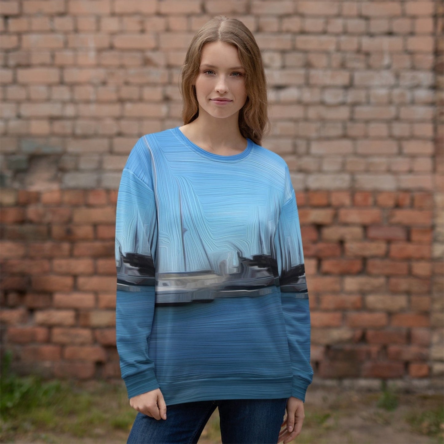 The Sleeping Yachts (at Morning) - Unisex Sweatshirt - iSAW Company