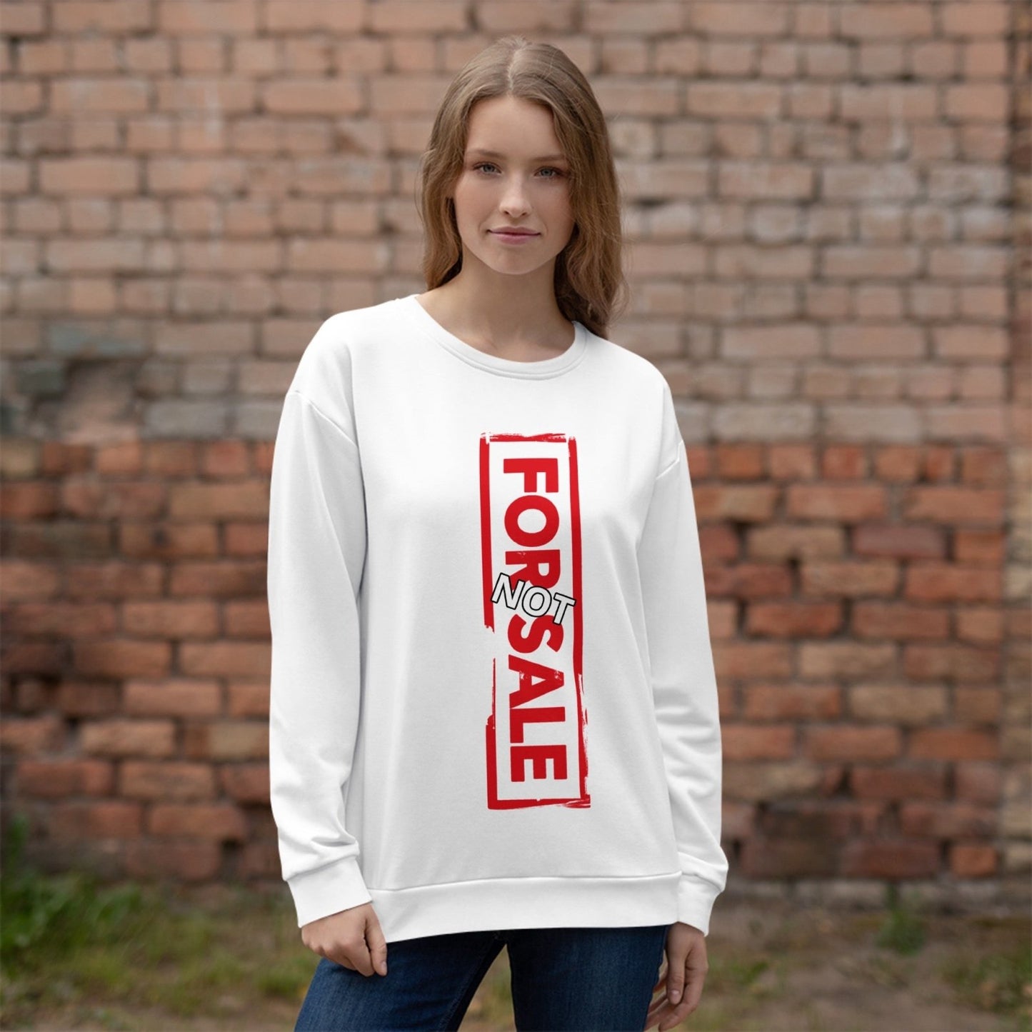 Not For Sale Red Stamp - Unisex Sweatshirt - iSAW Company