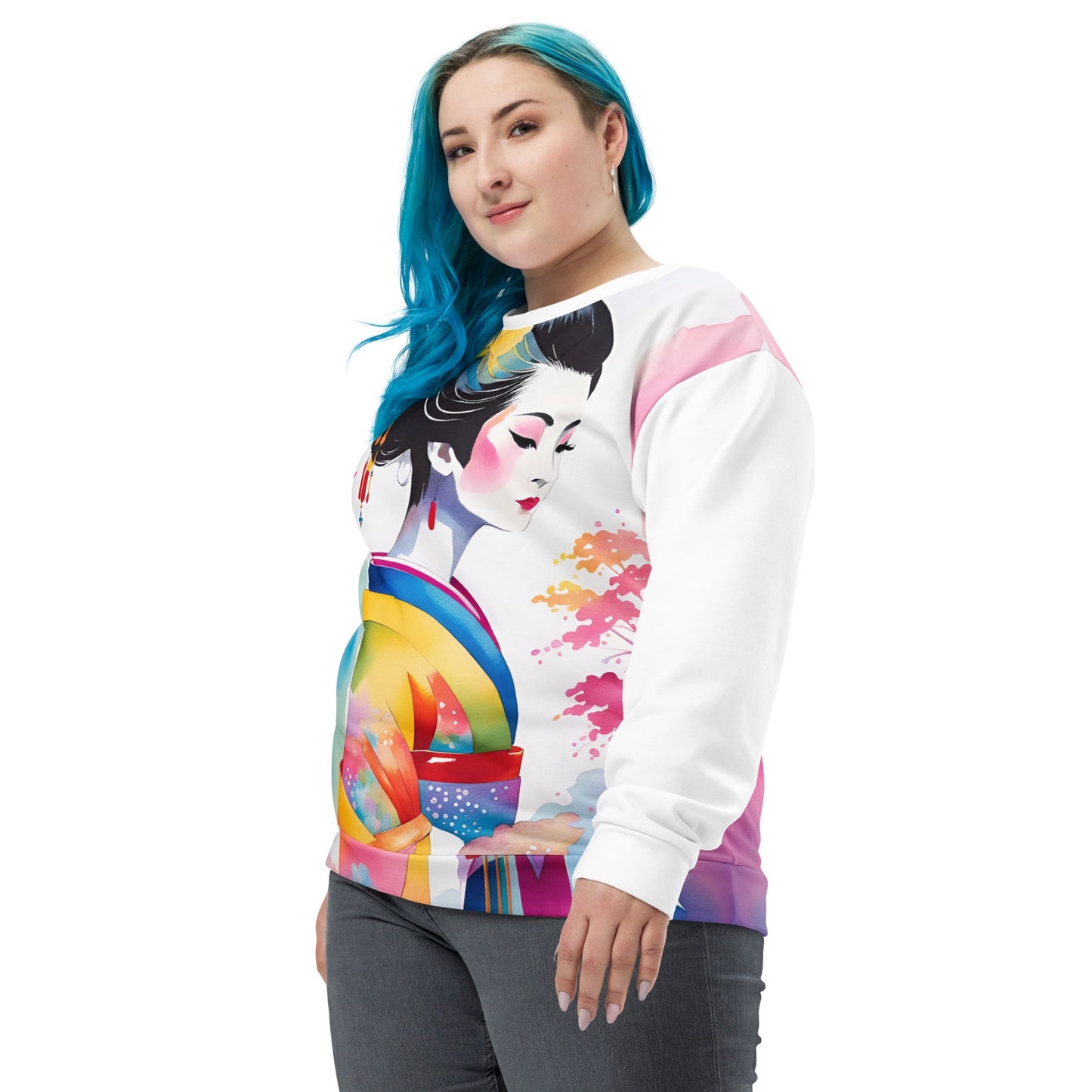 Geisha Girl - Womens Sweatshirt - iSAW Company