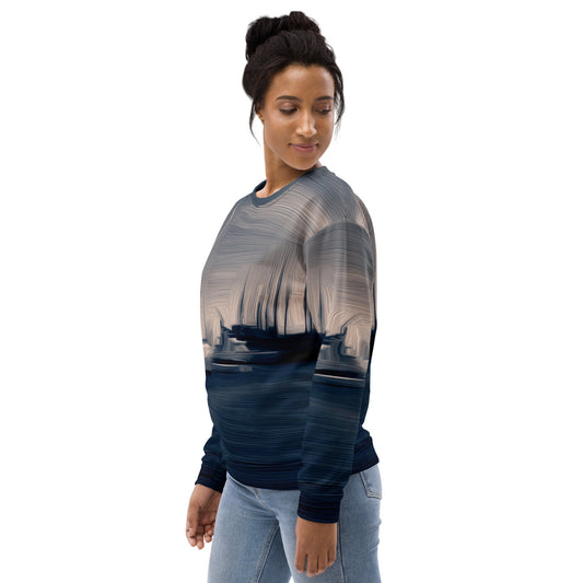 The Sleeping Yachts (at Sunrise) - Unisex Sweatshirt - iSAW Company