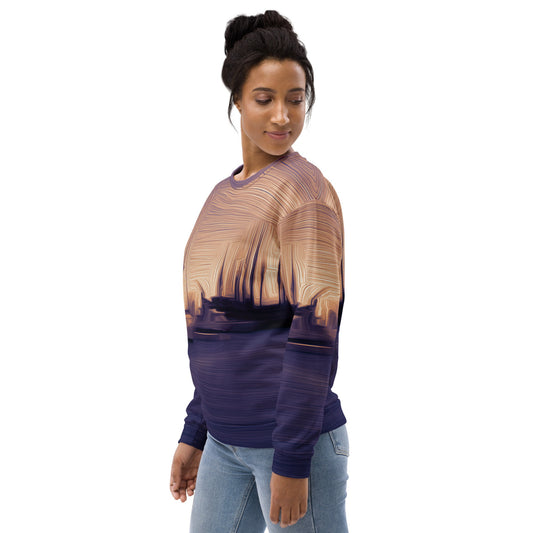 The Sleeping Yachts (at Sunset) - Unisex Sweatshirt - iSAW Company