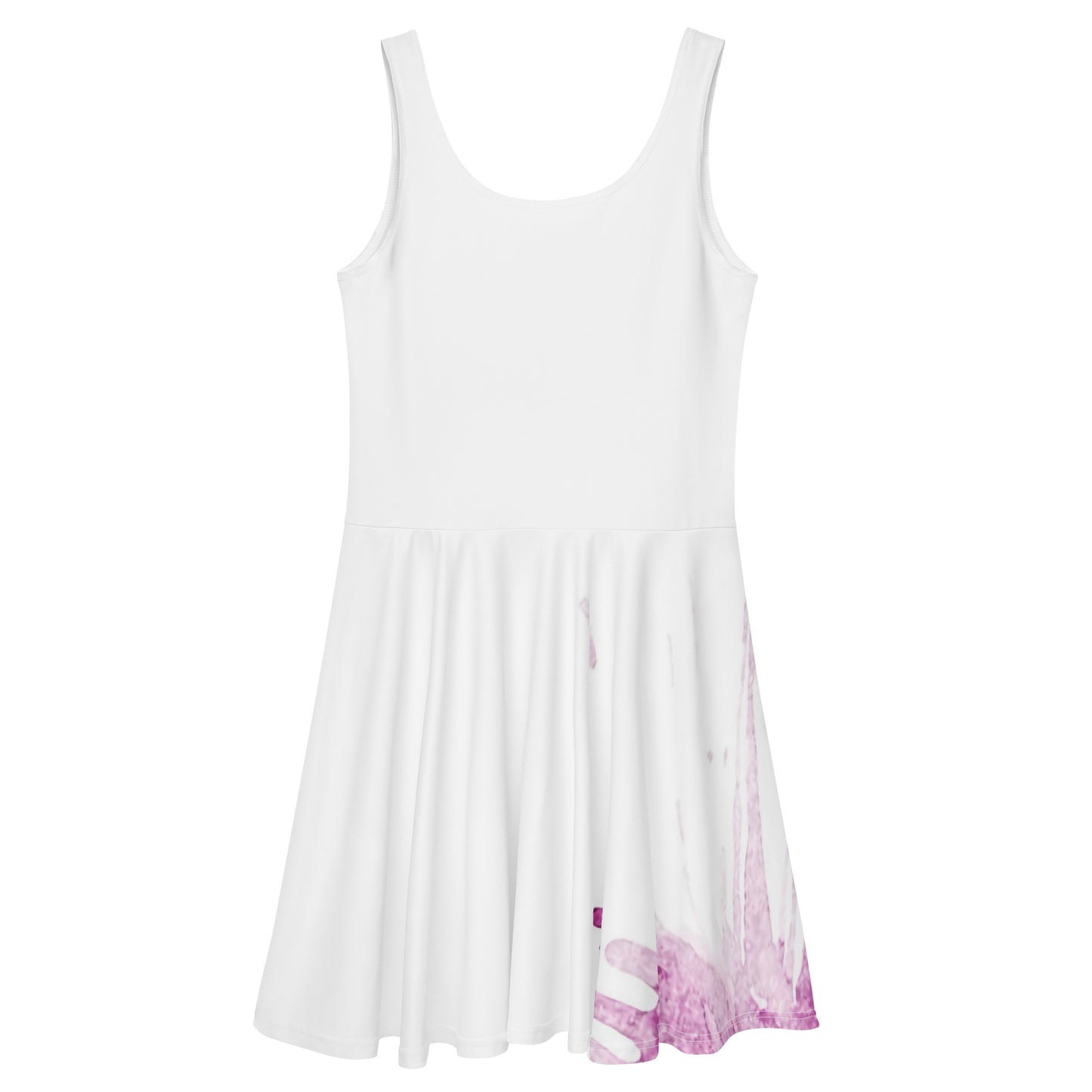 Watercolour Pink Splash - Womens Skater Dress - iSAW Company