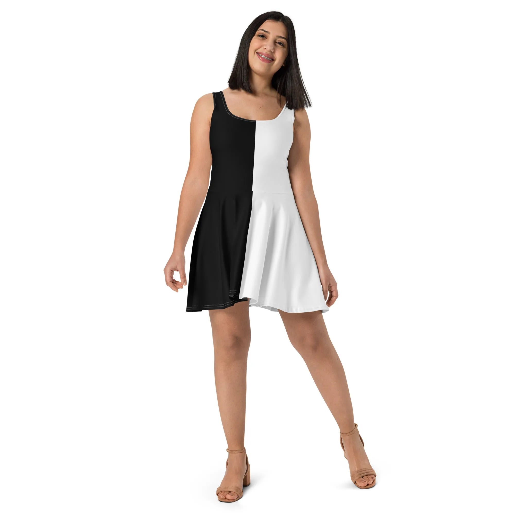 Half Black Half White Half Black Half White