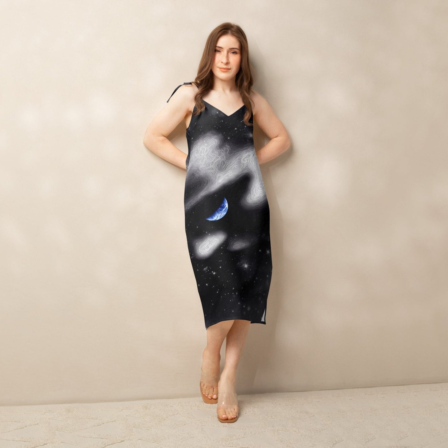 In The Quiet of Your Mind - Womens Chiffon Slip Dress - iSAW Company