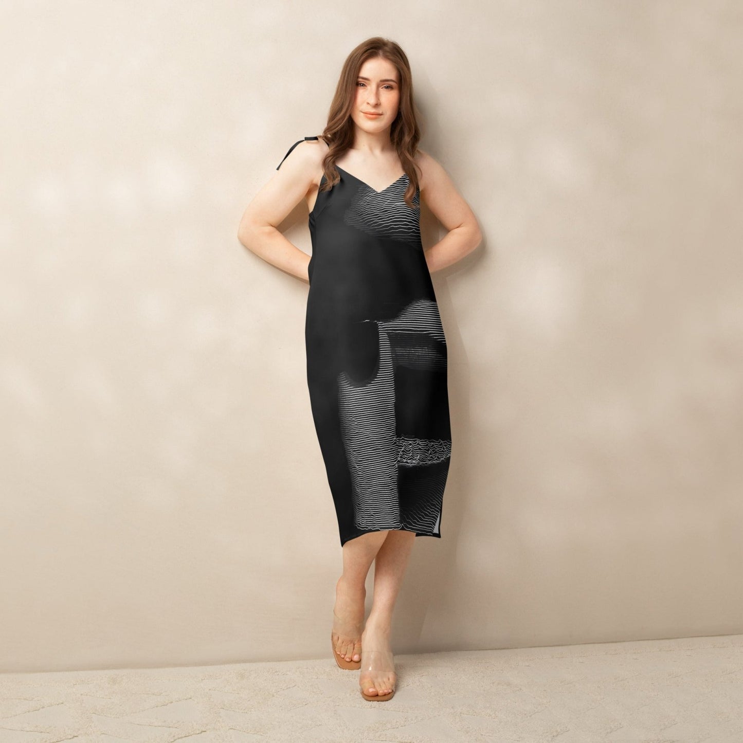 Shhh! - Womens Chiffon Slip Dress - iSAW Company