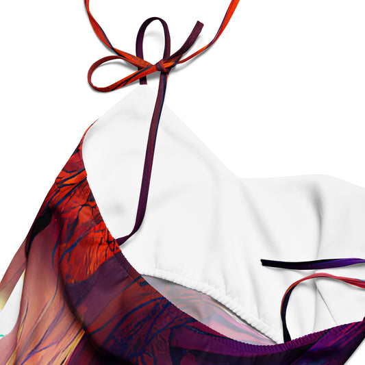 Hardwood - Womens Tie - Strap Chiffon Slip Dress - iSAW Company