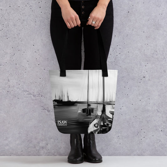 The Sleeping Yachts (at Night) - Tote Bag